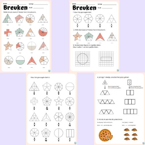 Werkbladen breuken 1